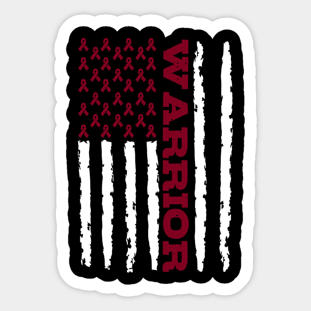 Sickle Cell Warrior Sticker by mikevdv2001